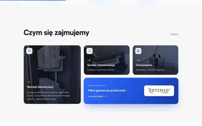 KlimaKontrol, Oferta