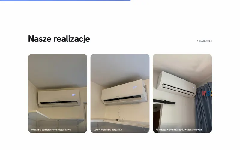 KlimaKontrol, Realizacje