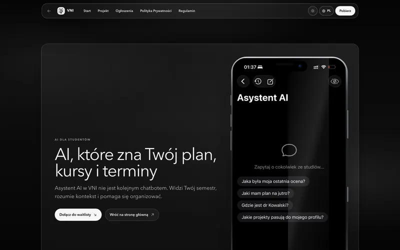 VNI, Funkcje: AI